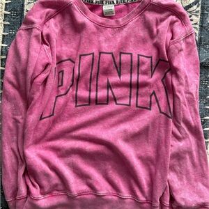 Victoria's Secret PINK Hot Pink Crewneck Sweatshirt